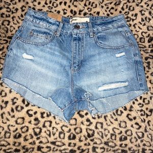 super high rise fitted shorts